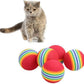 Colorful Soft Foam Rainbow Play Balls for Pet Dog and Cat Toys (12)