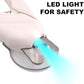 Cat Nail Clipper & Small Dog Nail Clippers with LED Light - Illuminates Nails & Bloodline for Safe, Easy Trimming - Extra Sharp, Avoid Over-Cutting - Essential Cat Supplies, White