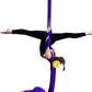 DASKING Aerial Silks Starter Kit - Durable 11Yards of Aerial Yoga Hammock with Hardware, Aerial Swing for Acrobatic Flying Yoga & All Levels (Aerial Rigging Point Up to 14ft)
