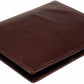 Passport Wallet Executive Boarding Pass Holder Radish Brown made with Cow Leather