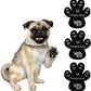 Dog Paw Pads Anti-Slip Grips,Dog Paw Protectors for Senior Dogs on Hot Pavement,Provides Traction to Keep Them from Slipping on Smooth Floors 12 sets-48 Pads Black M