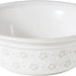Ceramic 8.7inch Dog Bowl for Large Dog, Basic Food and Water Bowl for Replacement, Wide Opening Rounded Edge(Single Bowls, Reactived Glaze -White)