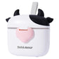 Bebamour Baby Formula Dispenser On The Go, Formula Container to Go, Formula Holder for Travel, Candy Fruit Snack Storage Container with Scoop and Leveller (Black)