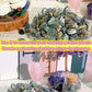 YATOJUZI Labradorite 1LB Aquarium Gravel Rocks Bulk Wholesale Tumbled Crystals Stones Chips Crushed Reiki Energy Balancing Gemstones for Planters Vase Filler Fountain Fish Tank Potted Decor