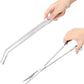 Hiceeden 4 Pcs 15 Inch Long Aquarium Aquascape Tools, Stainless Steel Aquascaping Tools Kit Include Aquarium Tweezer, Scissor, Spatula, Aquatic Plants Tool Set with Storage Pouch for Fish Tank