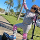 Soft-Style Kids Knee and Elbow Pads with Bike Gloves, Flexible Impact-Resistant Gear for Ages 2-11, Designed for Balance Bikes, Roller-Skating, and Skateboarding