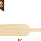 BATTIFE 18 Inch Greek Fraternity Paddle, Unfinished Pine Wood Paddle, Solid Wooden SororityPaddle, Frat Paddle