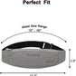 Gox Fanny Pack For Men Running Pouch Belt,Phone Holder Waist Pack Sport Hiking Walking Traveling (silver)