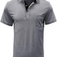 Men's Casual Polo Shirts Classic Button Basic Short Sleeve Shirt Solid Color Cotton Tees Golf Stylish Tops