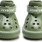 JZXOIVA Dog Shoes for Hot Pavement, Dog Booties for Large Dogs, Breathable Dog Boots & Paw Protectors, Adjustable Non-Slip Dog Rain Booties, Waterproof Pets Sandals for Beach Green Size 10