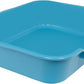 1 Pack of Extra Large Cat Litter Box (ABS Material), Low Entry Senior Litter Pen for Geriatric Kitty Big Cats, Jumbo Pet Safe Litter Boxes Tray for Pets Potty (Light Blue, 24" L x 20" W)