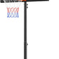 46" 10FT Basketball Hoop Outdoor - Portable Basketball Goal Adjustable Hoops & Goals with Solid Steel Rim & Extra-Large Base for Kids/Youth/Teens/Adults Outdoor