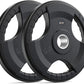 SPART Weight Plate 2-Inch Rubber Coated Olympic Grip Plate for Barbell,Solid Cast Iron Weight Plates in Pairs or Single for Strength Training,Weightlifting,Crossfit,Home Gym(5LB/10LB/25LB/35LB/45LB)