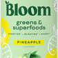 Bloom Nutrition Superfood Greens Powder, Digestive Enzymes with Probiotics and Prebiotics, Gut Health, Bloating Relief for Women, Chlorella, Green Juice Mix with Beet Root Powder, 25 SVG, Pineapple