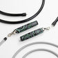 Crossrope Get Strong Set - Weighted Jump Ropes for Strength Training - Improve Power and Endurance in a Fun Jump Rope Workout - 1LB and 2LB Ropes with Power Handles