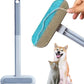 Pet Hair Remover for Furniture, Reusable Multifunctional Cat and Dog Hair Removal Tool, 17-Inch, Extra Long Handle, Gentle on Couch, Carpet, Clothes, Bedding, Tile, Car Seats