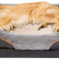 JOYELF XLarge Memory Foam Dog Bed, Orthopedic Dog Bed & Sofa with Removable Washable Cover and Squeaker Toy as Gift
