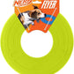 Nerf Dog Atomic Flyer Outdoor Dog Toy, 10 Inch Flying Disc Dog Fetch Toy, Rubber Dog Toy for Medium Dogs and Large Dogs, Green