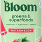 Bloom Nutrition Superfood Greens Powder, Digestive Enzymes with Probiotics and Prebiotics, Gut Health, Bloating Relief for Women, Chlorella, Green Juice Mix with Beet Root Powder, 25 SVG, Watermelon