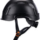 Land Helmets EcoPro Safety Helmet - ANSI/ISEA Z89.1-201 Type 1 Class C Vented - OSHA Approved - Lightweight Helmet with 6 Pt Suspension for Arborist, Industrial & Fall Protection