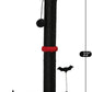 MECOOL Cat Scratching Post Premium Sisal Scratch Posts with Hanging Ball Vertical Scratcher for Indoor Cats and Kittens,Black