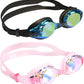 Aegend 2 Pack Kids Goggles, Swimming Goggles for Kids Age 4-16 Boys and Girls Youth, Anti-Fog Waterproof Anti-UV Pool Goggles