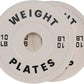 2 In Change Plates 1.25LB 2.5LB 5LB 10LB Fractional Weight Plates,Bumper Plates for Weight Lifting,Strength Training Gym Home,Rubber Coating