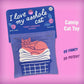 Blue Q I Love My A'hole Cat Catnip Cat Toy. Premium Organic Catnip Grown in The USA, 100% Cotton Pouches, Kitty Graphics Sure to Delight Every Cat-Keeper.