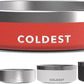 Coldest Dog Bowl - Anti Rust Metal, Non Slip, 3 Layers Insulated Stainless Steel Dog Bowls - Spill Proof & Heavy Duty - Water Bowl for Dogs, Cats & Pets, Dish Washer Safe (21 oz, Red)