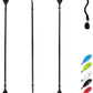 OCEANBROAD Kayak Paddle 86in/218cm, 90.5in/230cm, 95in/241cm Alloy Shaft Kayaking Boating Canoeing Oar with Paddle Leash
