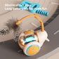 Cat Toys for Bored Indoor Adult Cats,Remote Control Cat Toy with 4 Directions,LED Lights Interactive Remote Control Dog Toy (Orange)