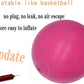 Pilates Ball 8 inch, Small Exercise Ball for Between Knees with Needle Pump for Core Workout & Physical Therapy Yoga PT