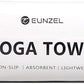 Eunzel Hot Yoga Towel Non Slip Yoga Mat Towel Non-Slip Sweat Absorbent Microfiber Towel for Hot Yoga, Pilates and Workout 72" x 26.5", Dark Grey