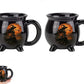 Custom Witch Cauldron Mug, Witch Themed Halloween Coffee Mug, Personalized Witches Brew Halloween Coffee Mug For Women, Besties, Family, Witches Cauldron (2 Pcs)