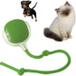 Indoor Cat Interactive Toy 360-degree Automatic Rolling Toy with Floor Flashing and Random Rolling for Cats and Dogs. Continuous Excitement, Fun and Stimulation for Your Cats and Dogs (Green)