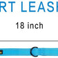 PLUTUS PET Short Training Dog Leash with Padded Handle for Medium Large Big Dogs,18 Inch Heavy Duty Strong Traffic Leash with Carabiner Clip for Climbing Walking or Guiding Blind（18”，Blue