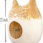 Luxurious Eco-Friendly Merino Wool Cat Cave Bed Sloth - Foldable Hideaway Pod for Indoor Cats - Premium Felt Kitten Beds - Covered Cat House for Ultimate Cozy Comfort by Woolygon