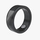 Touch-Control Smart Ring Health Tracker, 5-Day Battery, 20.7mm Size, Monitors Heart Rate, Body Temperature, Blood Oxygen, Menstrual Cycle, Daily Fitness & Calorie Tracking – Black