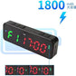 DEGOTM Mini LED Gym Timer - Interval Count Down/Up Clock Stopwatch With 1 Inch Ultra-Clear Digital Display - Home Gym Accessories