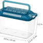 Plastic Turtle Fish Tank Handheld Aquarium Reptisoil Reptile Storage Nest Plastic Fish Bowls Bearded Dragon Habitat Glass Containers Lizards Reptile Feeding Tank Animal Turtle Tank
