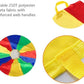 Sonyabecca Parachute 8 Feet 10 Feet 12 Feet for Kids with 9 Handles 12 Handles Play Parachute for 8 12 Kids Tent Cooperative Games Birthday Gift