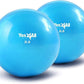 Yes4All Weighted Toning Balls for Exercise, Soft Medicine Balls for Exercise, Pilates, Yoga, Balance, Flexibility, 2-10lbs