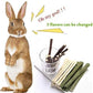 150g 3 Types of Combined Chew Toys Molar Sticks Sweet Bamboo Apple Branch Timothy Grass for Pets Chinchilla Squirrel Gerbil Hamster Squirrel Guinea Pigs