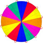 6.5ft/10ft/12ft/13ft/16.4ft/20ft Rainbow Parachute for Outdoor Party Games, Kids Play Parachute Group Cooperative Team Game Toys, Family Get-Together Entertainment