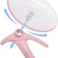 Hamster Wheel Hamster Flying Saucer Silent Exercise Wheel Running Wheel for Dwarf Hamsters Gerbil Mice Small Animals (Pink)