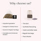 Blendart Blossom Blush Rose White Tea Bags Delicate Caffeinated Tea Made from Fresh Leaves. Natural Premium White Tea Bags -100 Pyramid Tea Bags