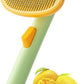 Self-Cleaning Dog & Cat Slicker Brush, Skin Friendly Deshedding Grooming Tool for Long or Short Haired Dogs Cats Rabbits, Dog Shedding Brush with Release Button - Mango