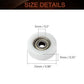 MroMax Roller Idler Bearing Pulley-5 x 25 x 9mm Sliding Conveyor Nylon Wheel with 625ZZ Bearing for Furniture, Hardware Accessories and Mobile Door White 4Pcs
