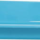 1 Pack of Extra Large Cat Litter Box (ABS Material), Low Entry Senior Litter Pen for Geriatric Kitty Big Cats, Jumbo Pet Safe Litter Boxes Tray for Pets Potty (Light Blue, 24" L x 20" W)