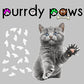40 Pack Soft Nail Caps for Cat Claws White Kitten